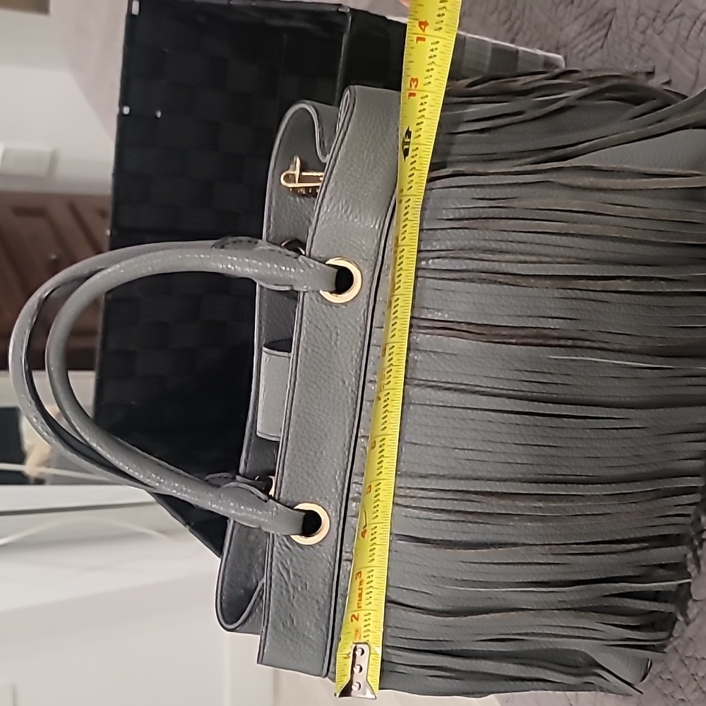 Milly Fringed leather bag - Picture 7 of 12